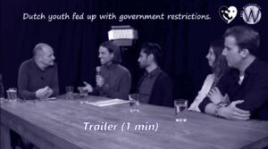 Dutch youth fed up with government restrictions. (trailer 1 min, NL►EN/ES/IT/NL)