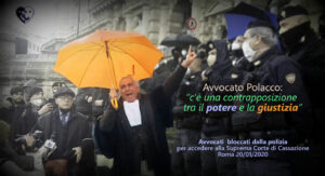 Nosotros somos la Justicia - El abogado Polacco y otros abogados ante el Tribunal Supremo, Roma - 20/01/2022
