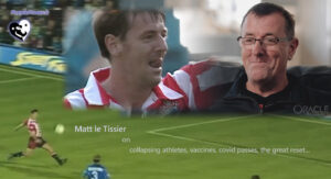 Matt le Tissier's view on professional athletes collapsing over the last year.